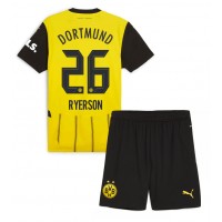 Borussia Dortmund Julian Ryerson #26 Fotballklær Hjemmedraktsett Barn 2024-25 Kortermet (+ korte bukser)